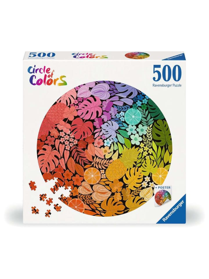 Ravensburger Puzzle 500 Teile Tropisch in bunt