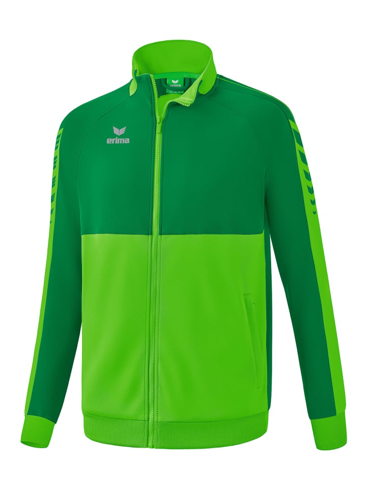 Kinder Six Wings Worker Jacke, Trainingsjacke in green/smaragd