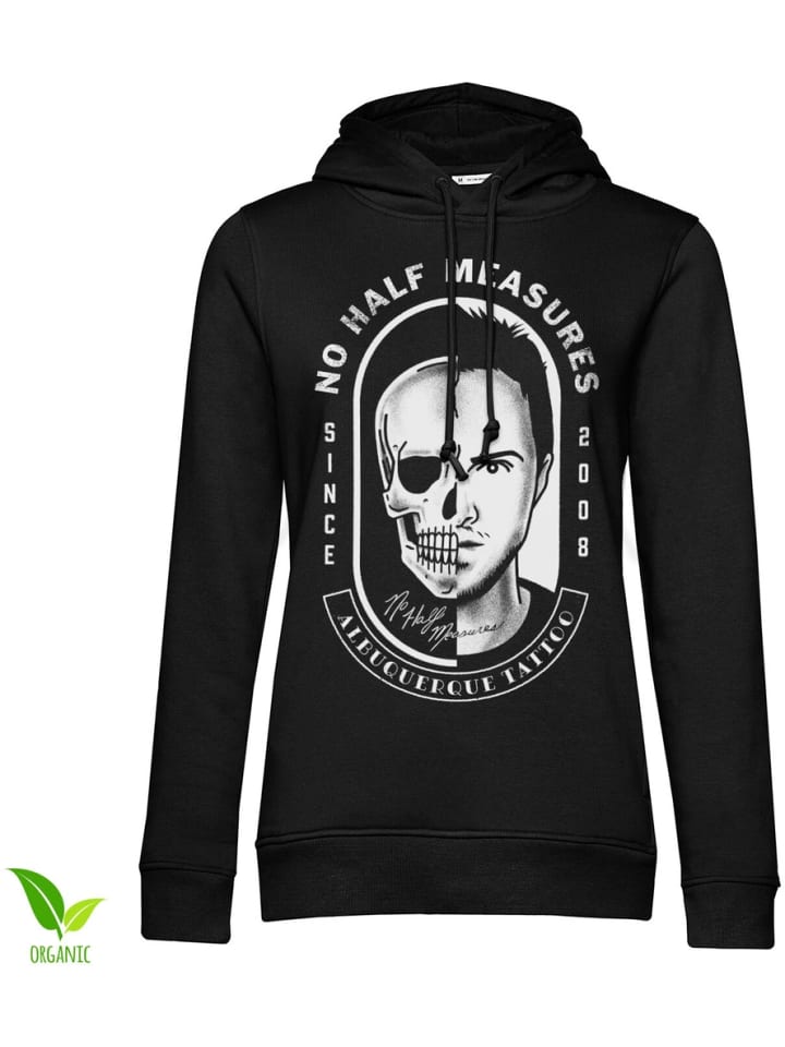 Hoodie "No Half Measures Girls Hoodie" in Schwarz