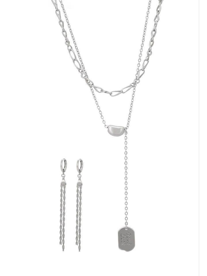 Women Jewelry Set in silver