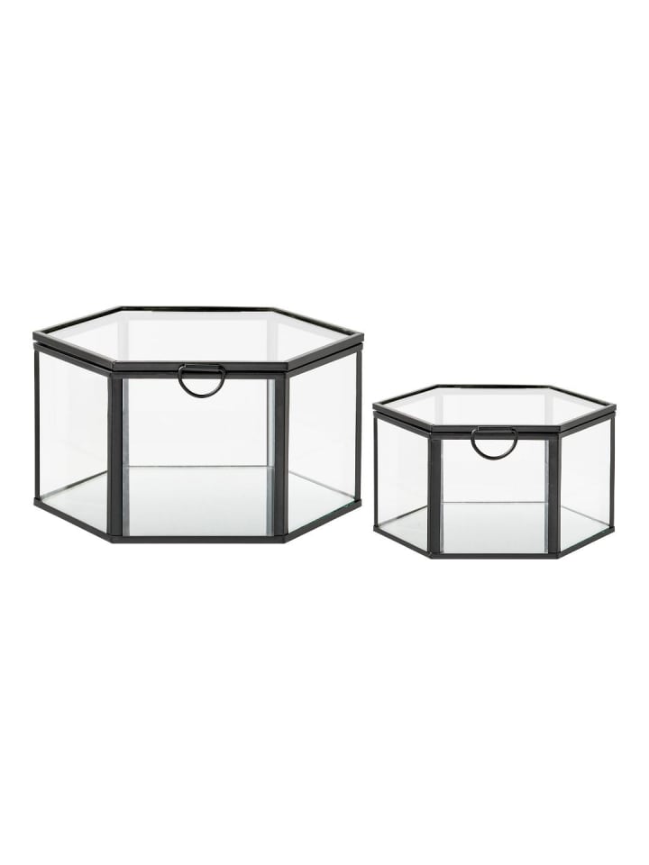 Dekorationsbox Hanne Glas 15 x 16 cm