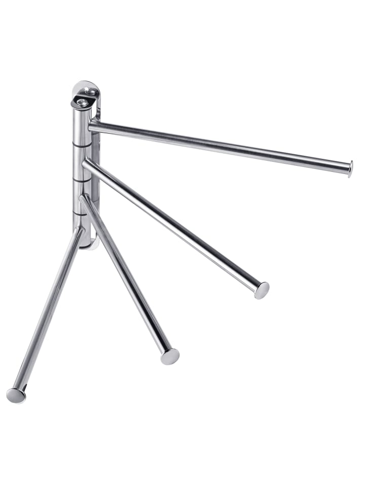 Wand-Handtuchhalter in Silber - (B)32,5 x (H)23 x (T)3 cm