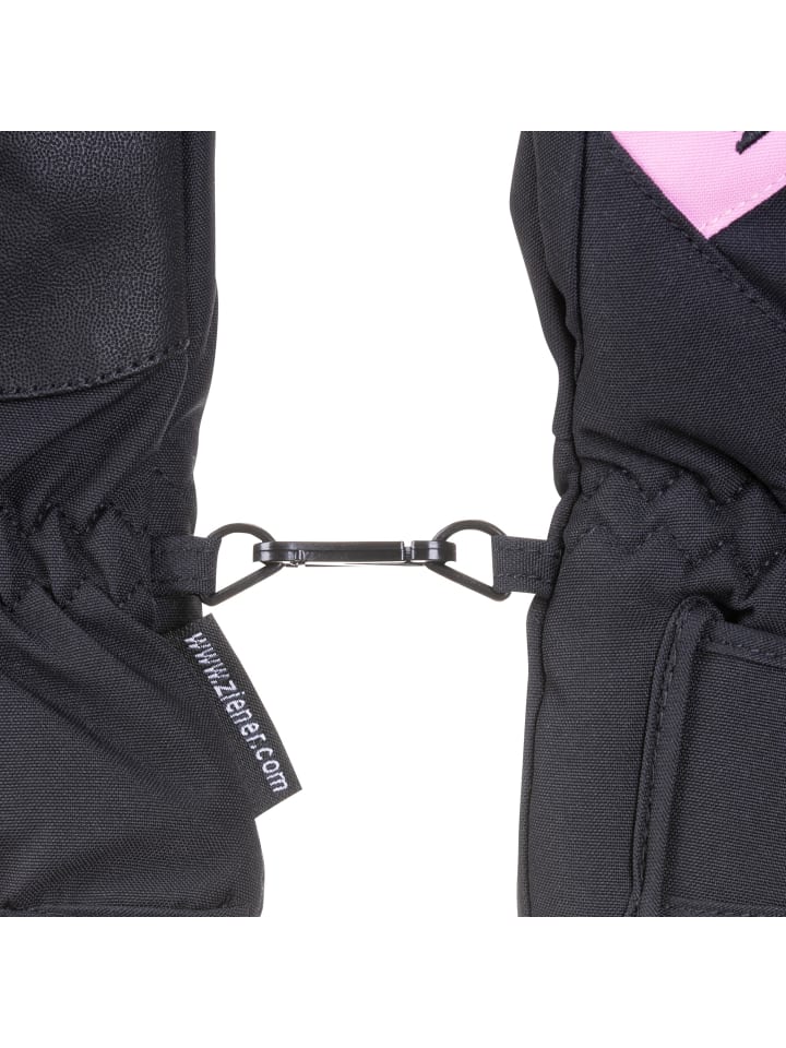 Ziener Skihandschuhe in black-fuchsia pink günstig kaufen | limango