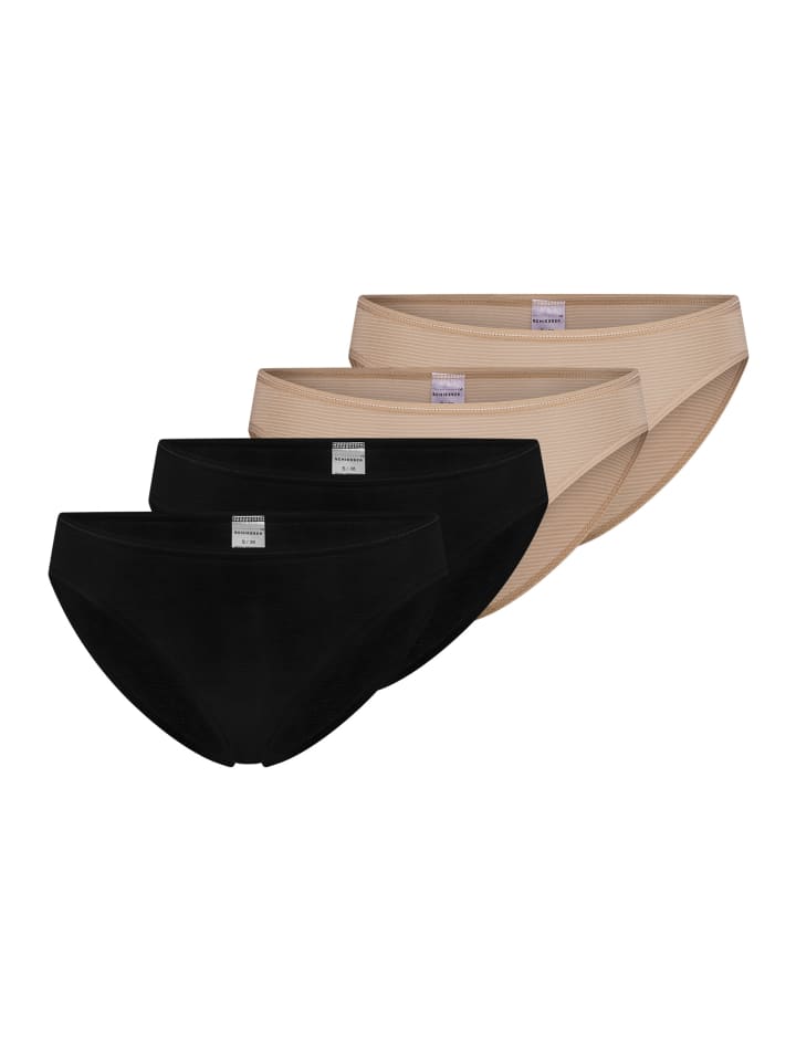 Tai Slip Modal Essentials in Schwarz / Sand
