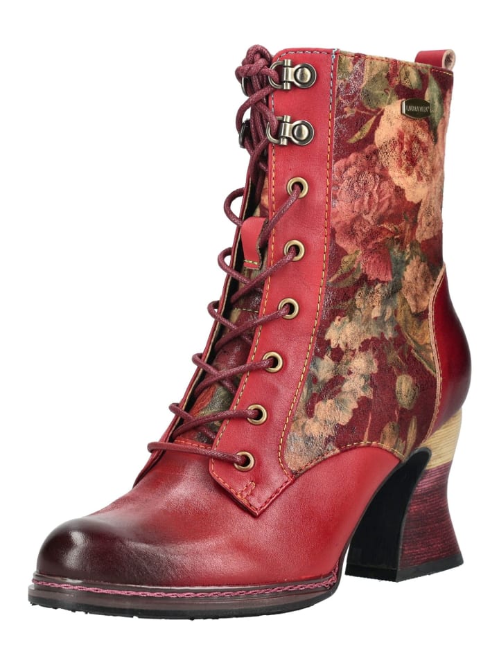 Stiefelette Rot