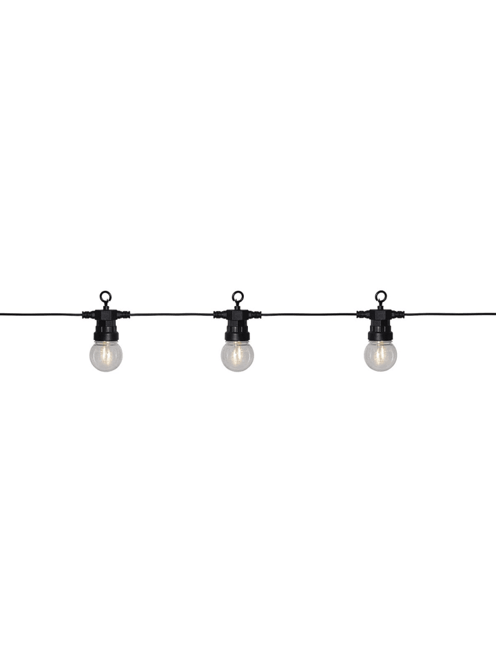 LED Deko-Lichterkette Small Circus in Schwarz