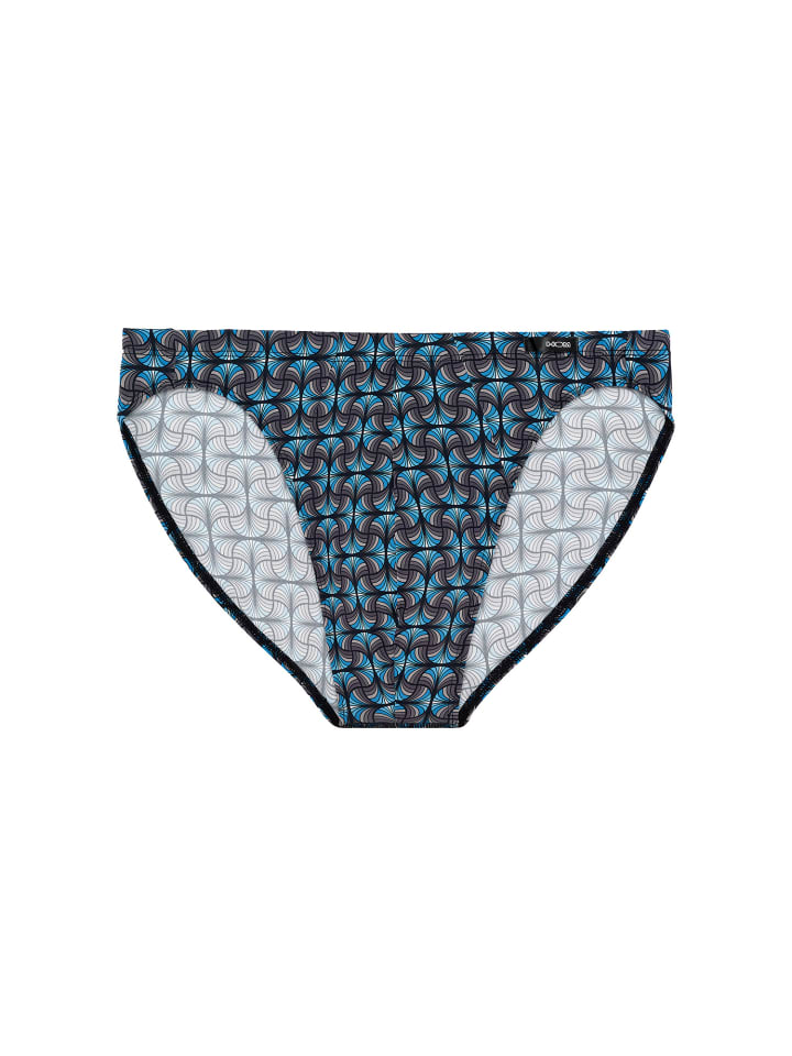 Minislip Aloys Comfort Micro Briefs in dark grey print