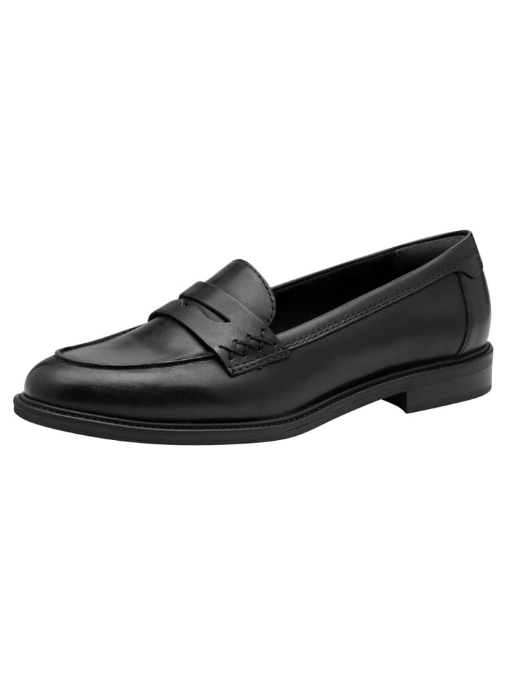 Slipper in BLACK LEATHER