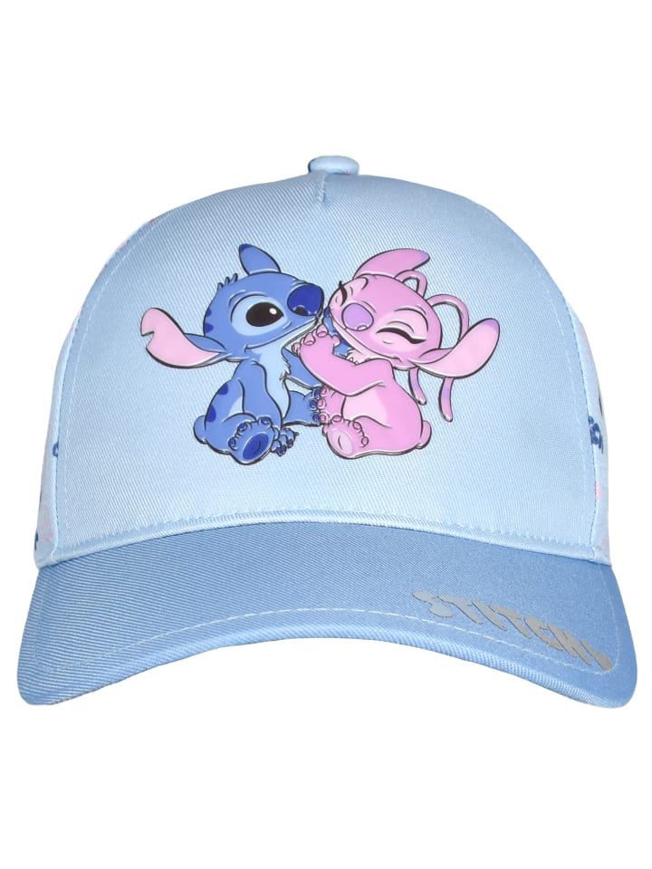 Disney Lilo & Stitch Kappe Stitch & Angel Cap Basecap Baseballkappe in blau