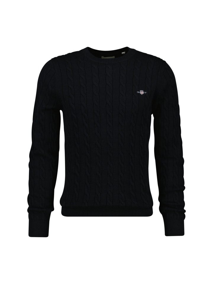 Strickpullover in Schwarz