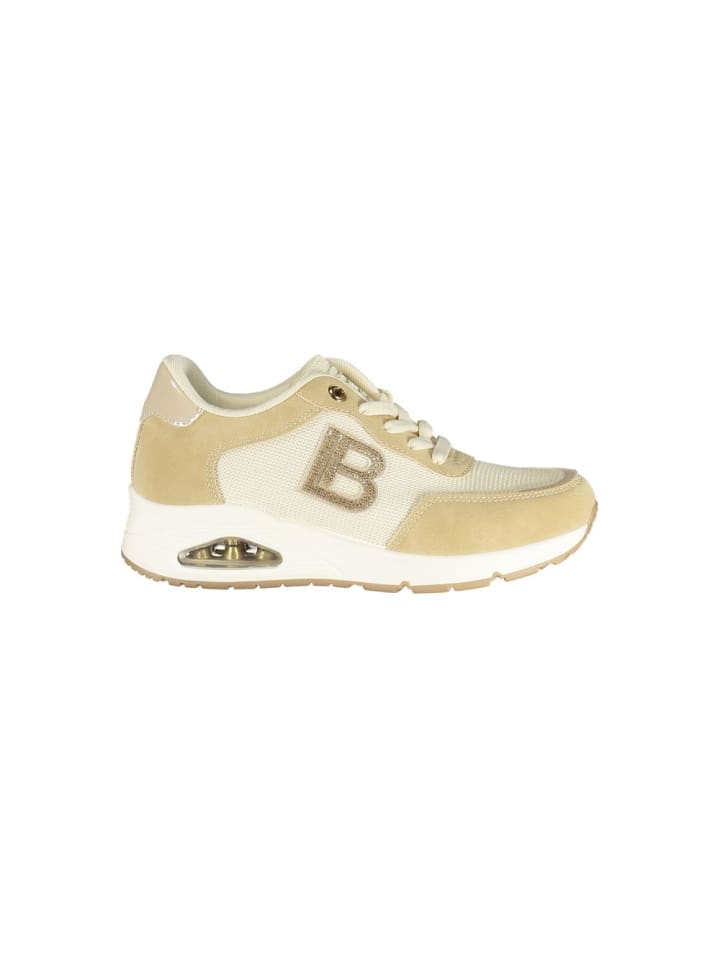 Beige Polyurethan Damen Sneaker