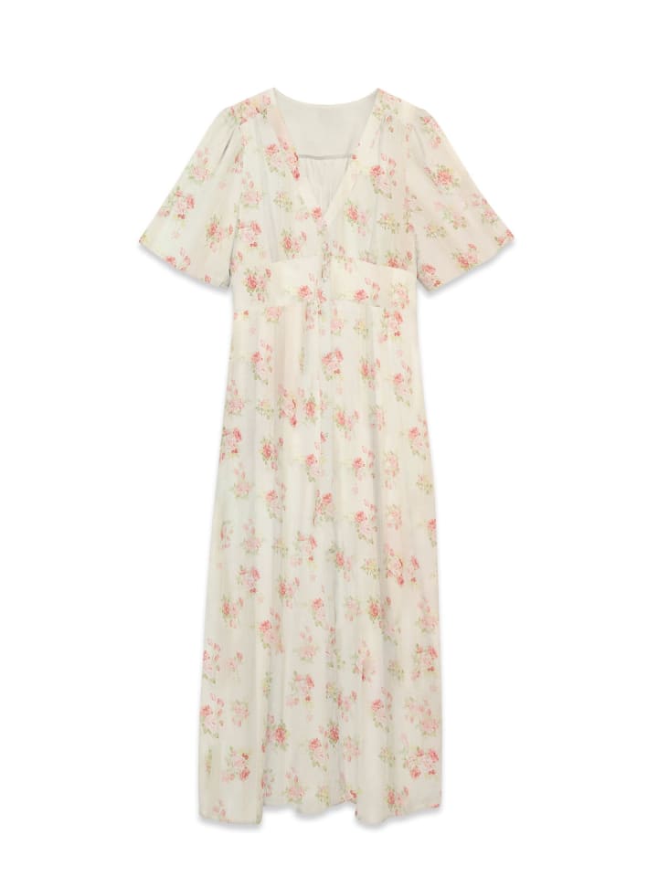 Gesmoktes Kleid in Birch 1