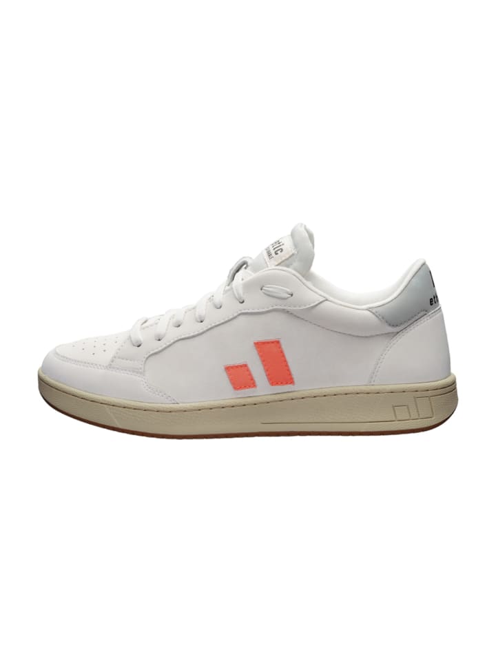 Sneaker Jesse in Chalk White | Bleached Orange