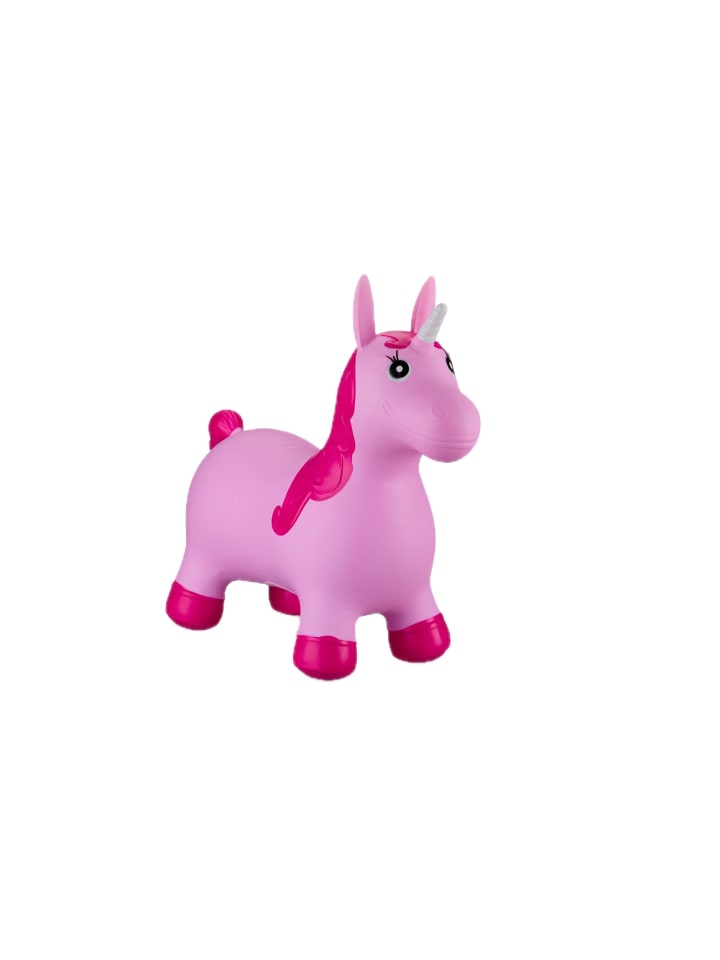 Hüpftier Einhorn in Pink