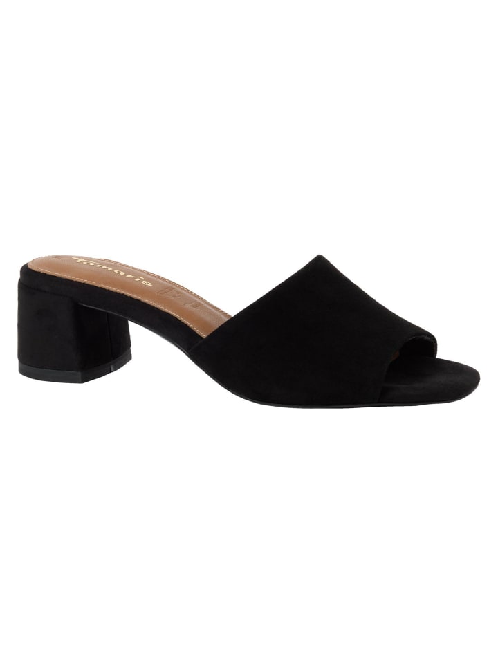 Pantolette in BLACK SUEDE