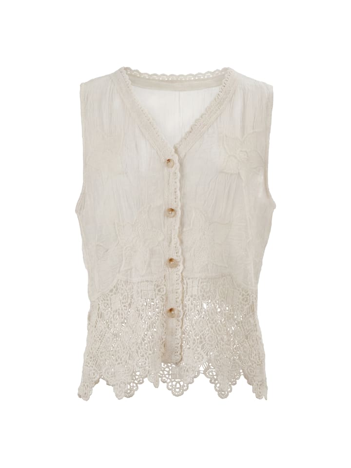 Women Blouse in Ecru