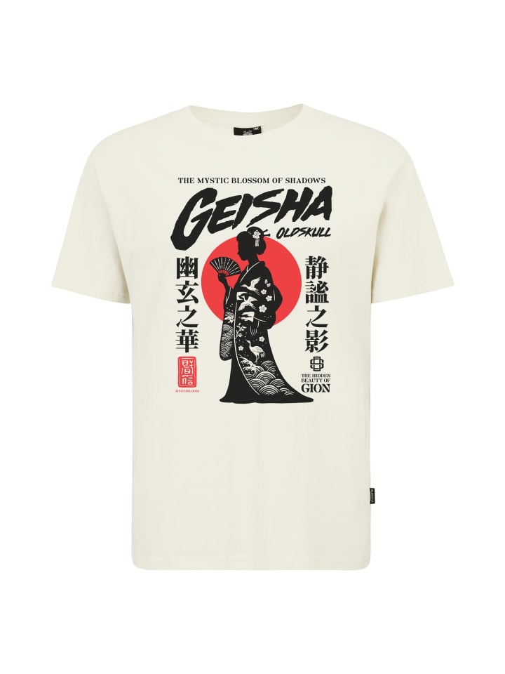 T-Shirt Shadow Graphic in Off White