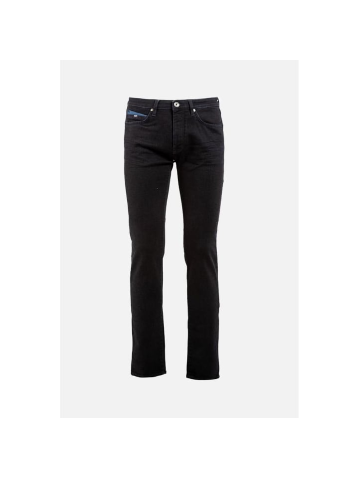 Schwarz Baumwolle Jeans Denim