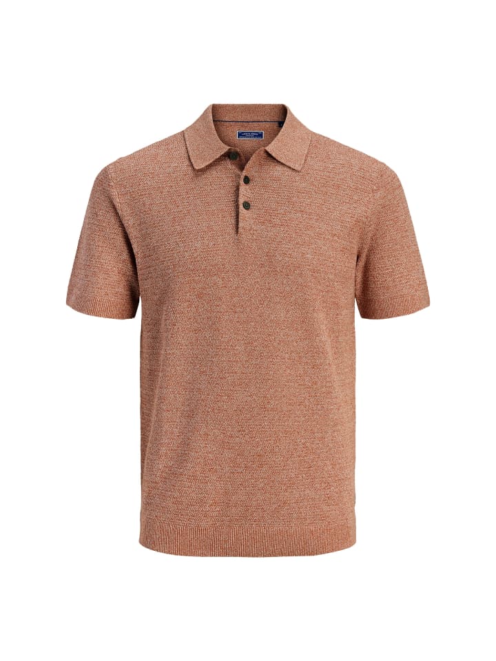 Poloshirt Bluriley Knit Polo in Ziegel