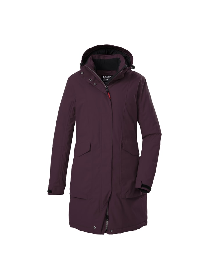 Parka Damen Funktionsparka in Pflaume4410
