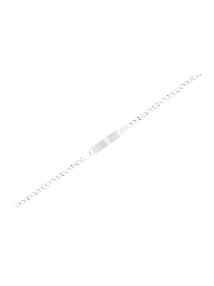 Damen Armband – Panzerarmband aus Edelstahl 18 cm in silber