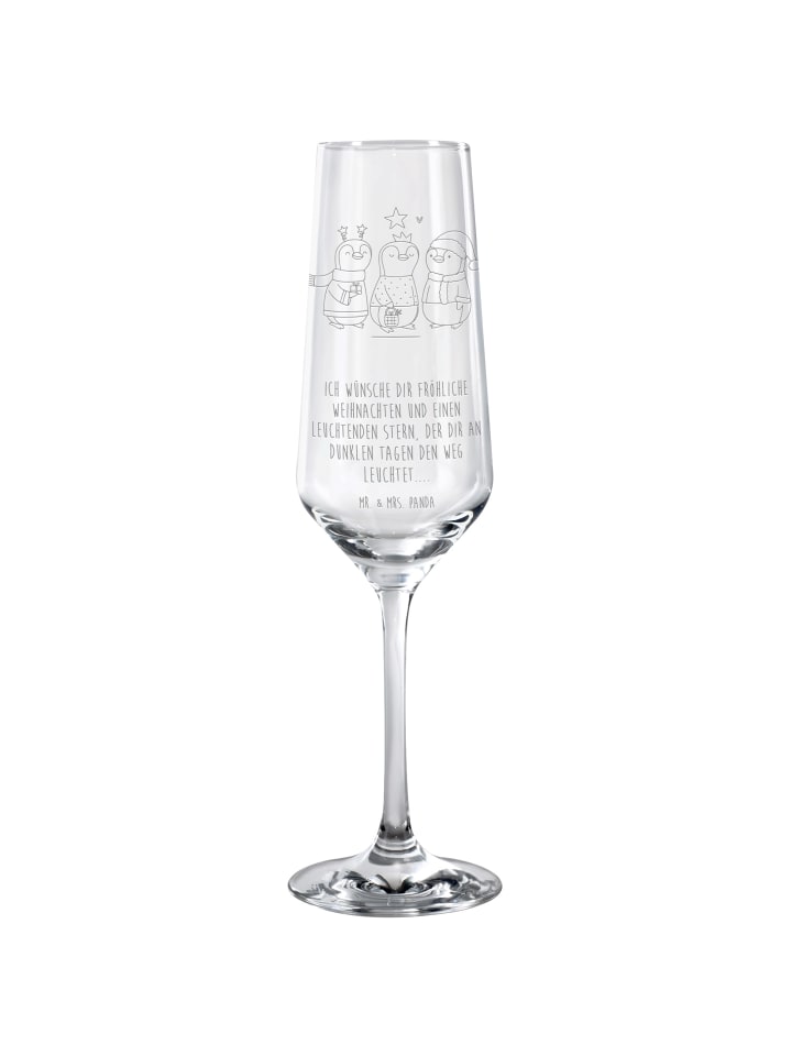 Trinkglas Winterzeit Heilige drei Könige mit Sp... in Transparent