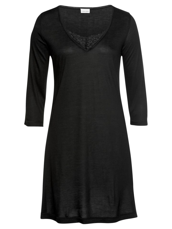 Nachthemd in schwarz