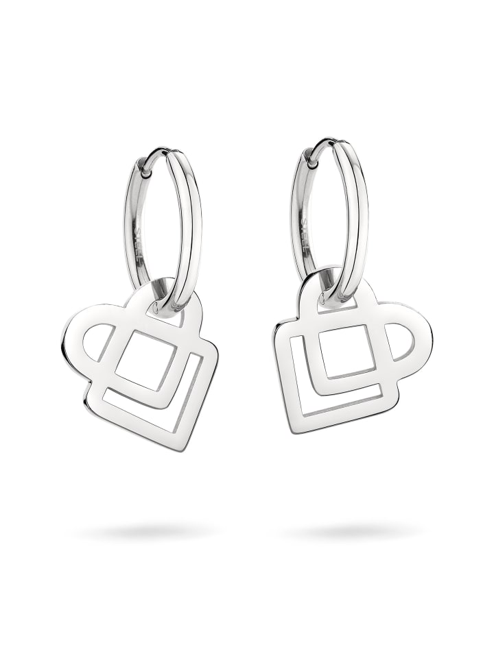 Creolen Icon in silber