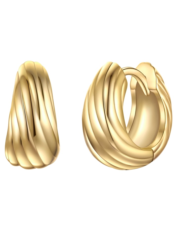 Creolen aus Sterling Silber in gelbgold