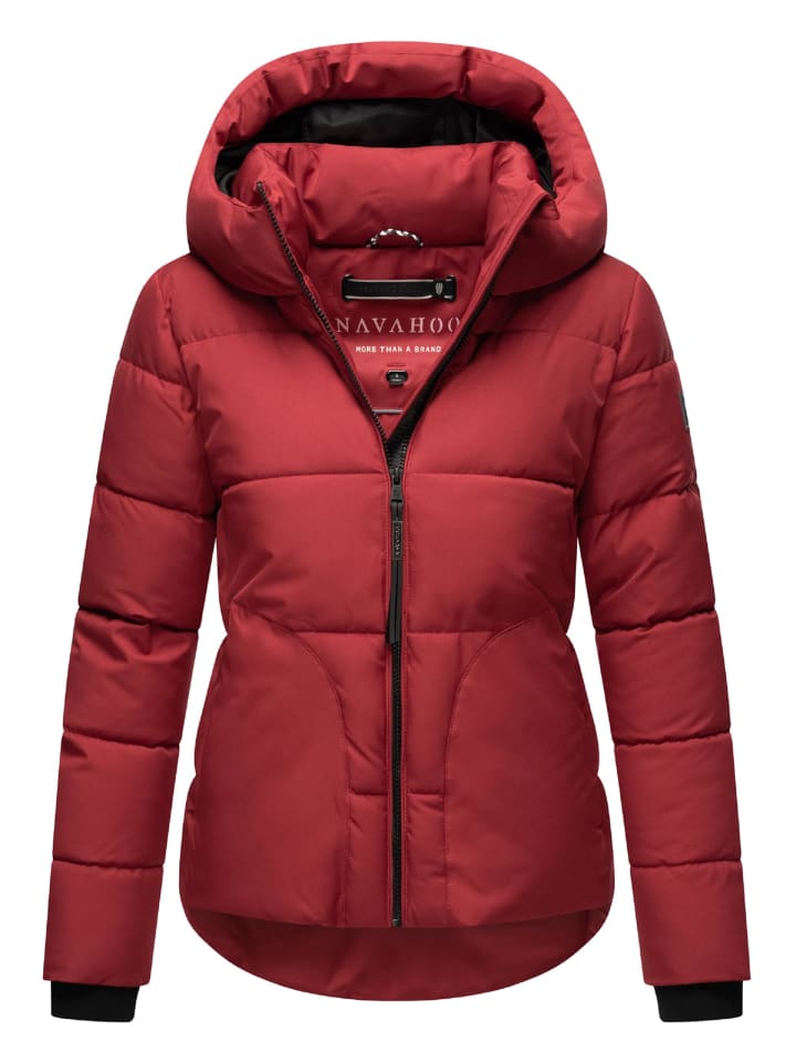 Steppjacke Lachperle XIV in Dark Red