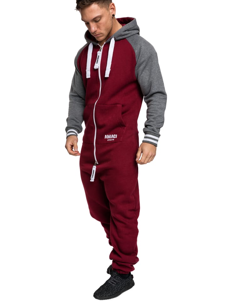 Jumpsuit LUBBOCK in Bordeaux