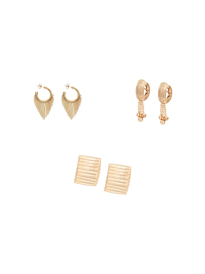 Women Earrings Set in gold