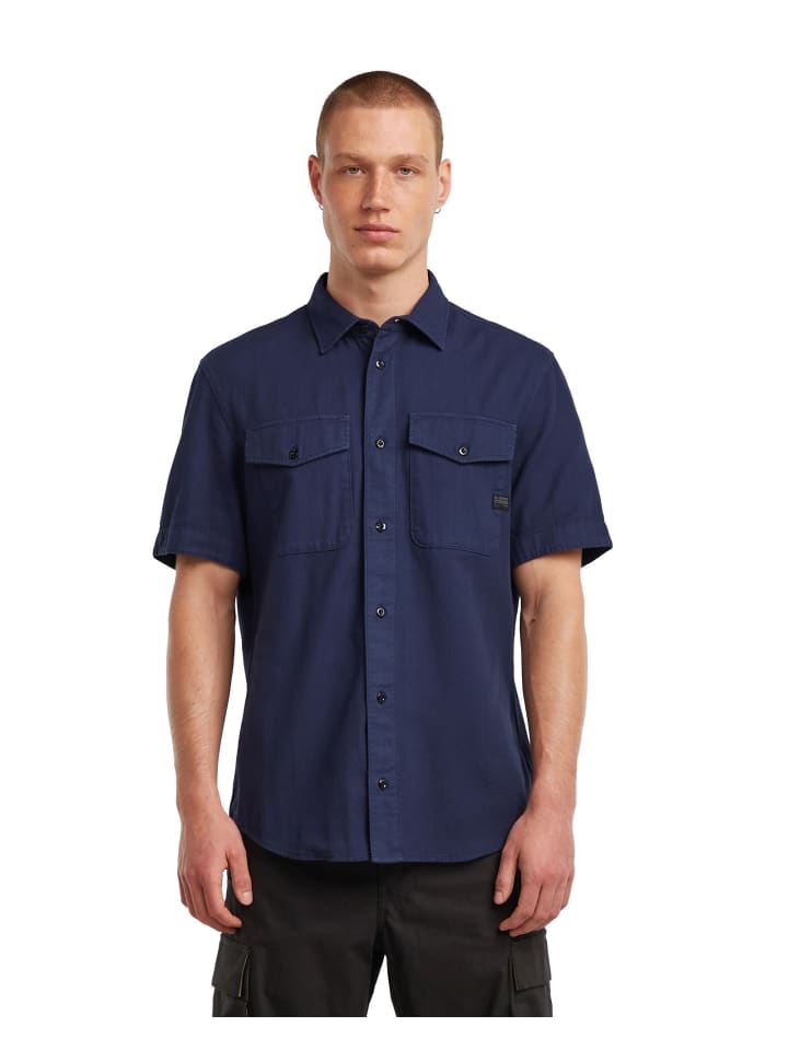 Marine Slim Hemd sartho blue gd