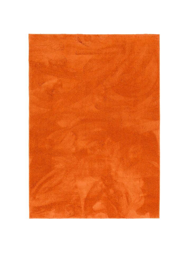 Hochflor-Teppich Silky in orange