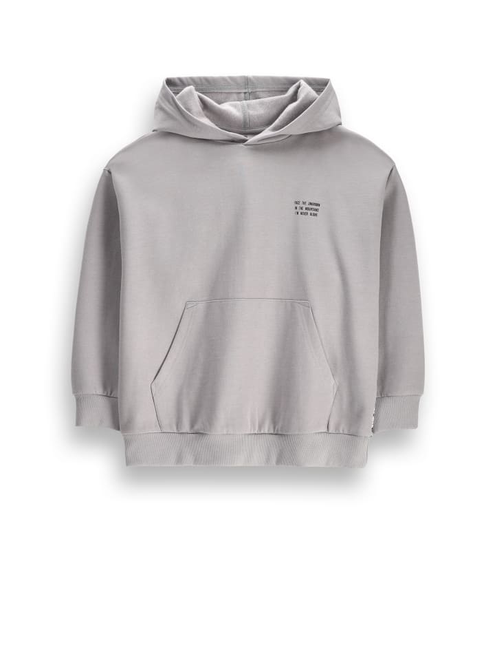 Gefüttertes Sweatshirt in grau