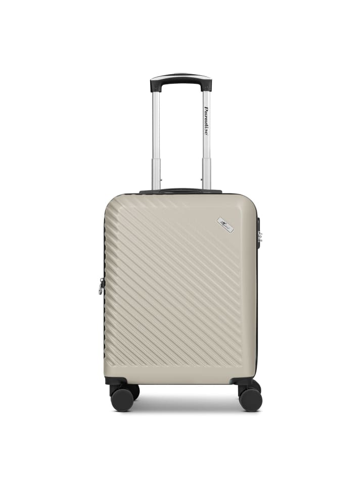 Paradise 2.0 4 Rollen Kabinentrolley S 55 cm mit Dehnfalte eggshell