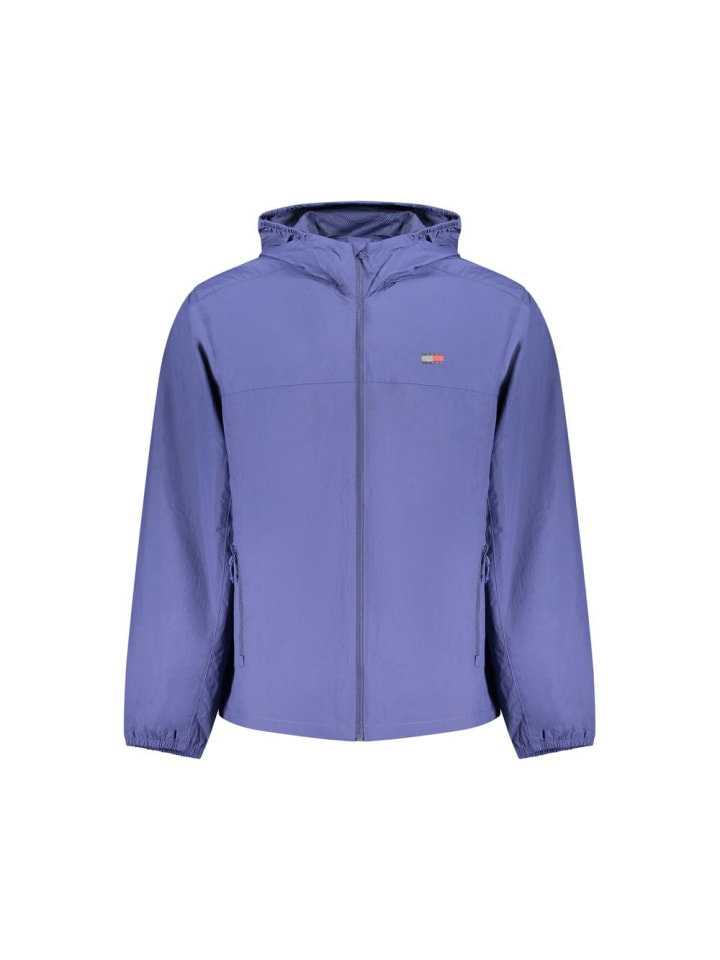 Blau Polyamid Herren Jacke