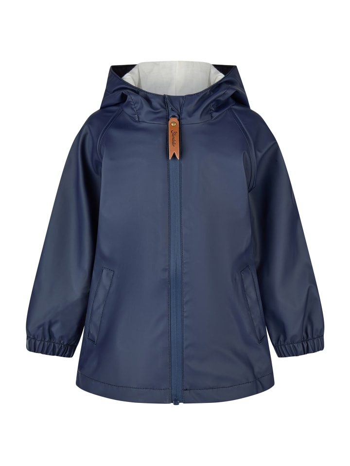 Regenjacke ungefüttert uni in marineblau