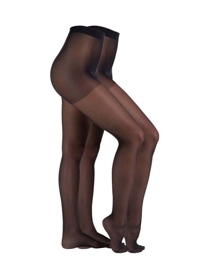 Strumpfhose 2er Pack black