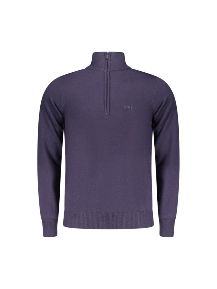 Blau Polyester Herren Pullover