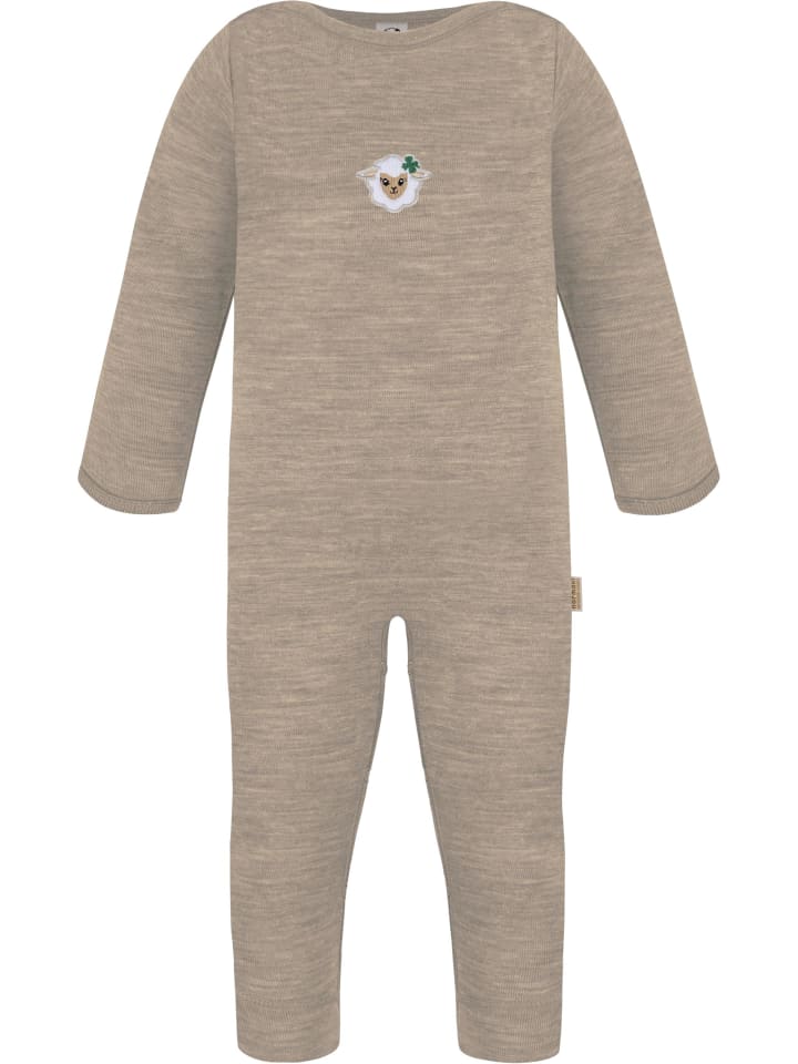 Baby Merino Strampler Tangoio in Beige