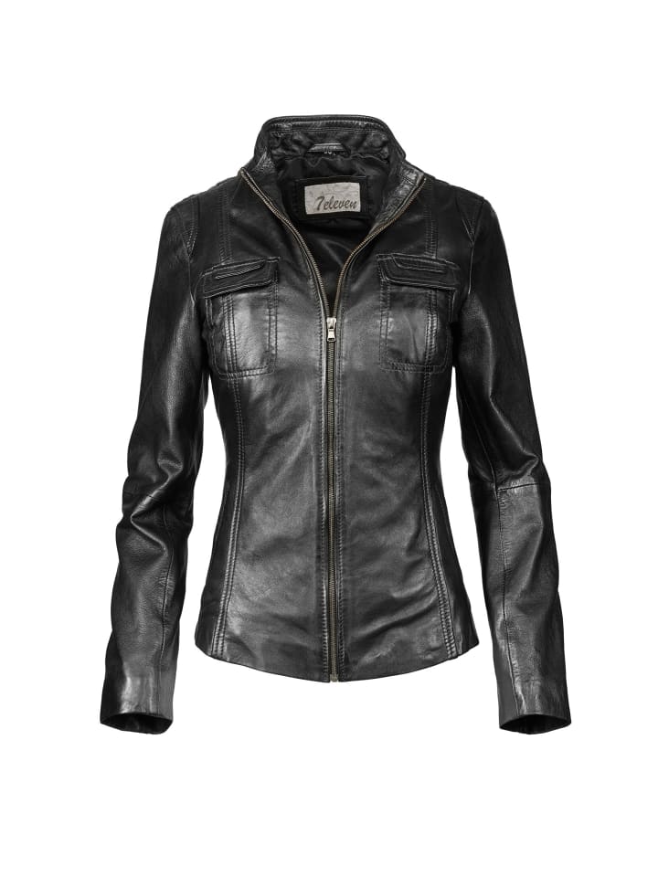 Lederjacke SESALOME in BLACK