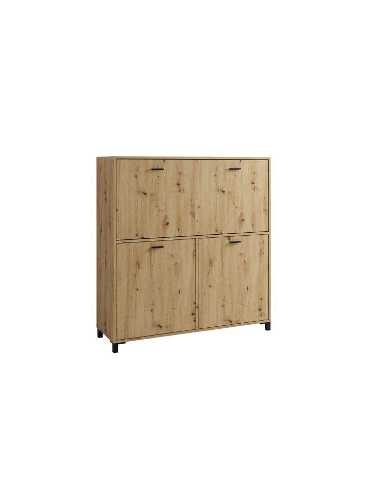 Sekretär MONTANA in Artisan Eiche (Eiche-Optik) - B 120, H 127, T 40 cm