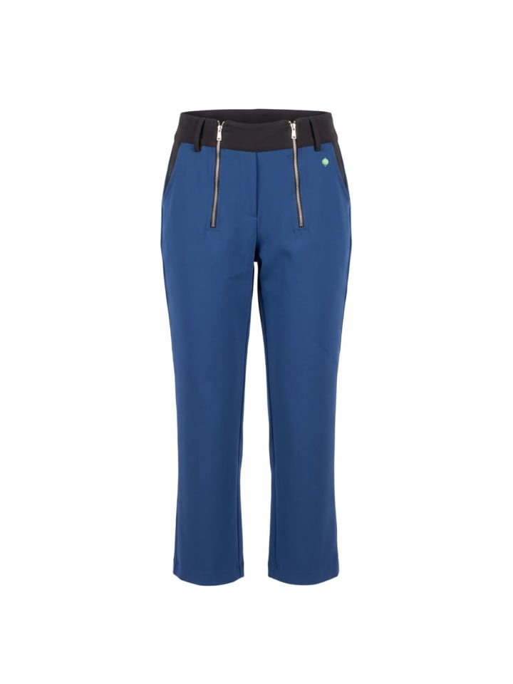Blau Polyester Damen Hose