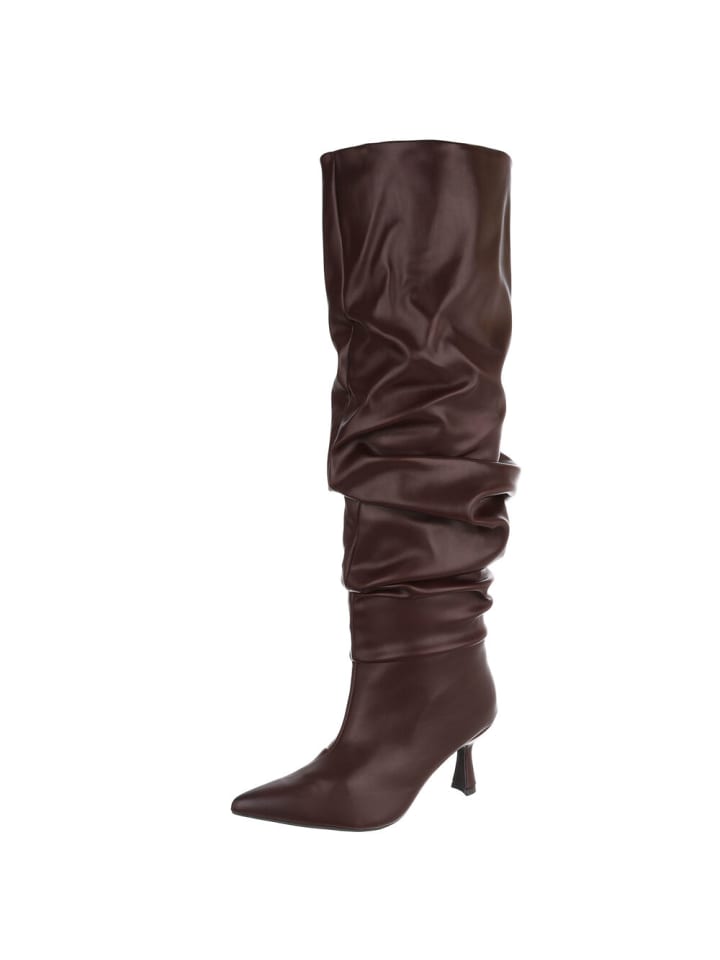 High Heel in Weinrot