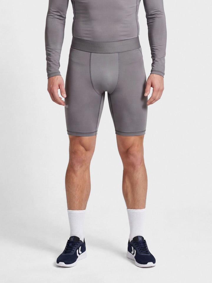 Tight Kurze Hose Hmlbl Herren in STEEL GRAY