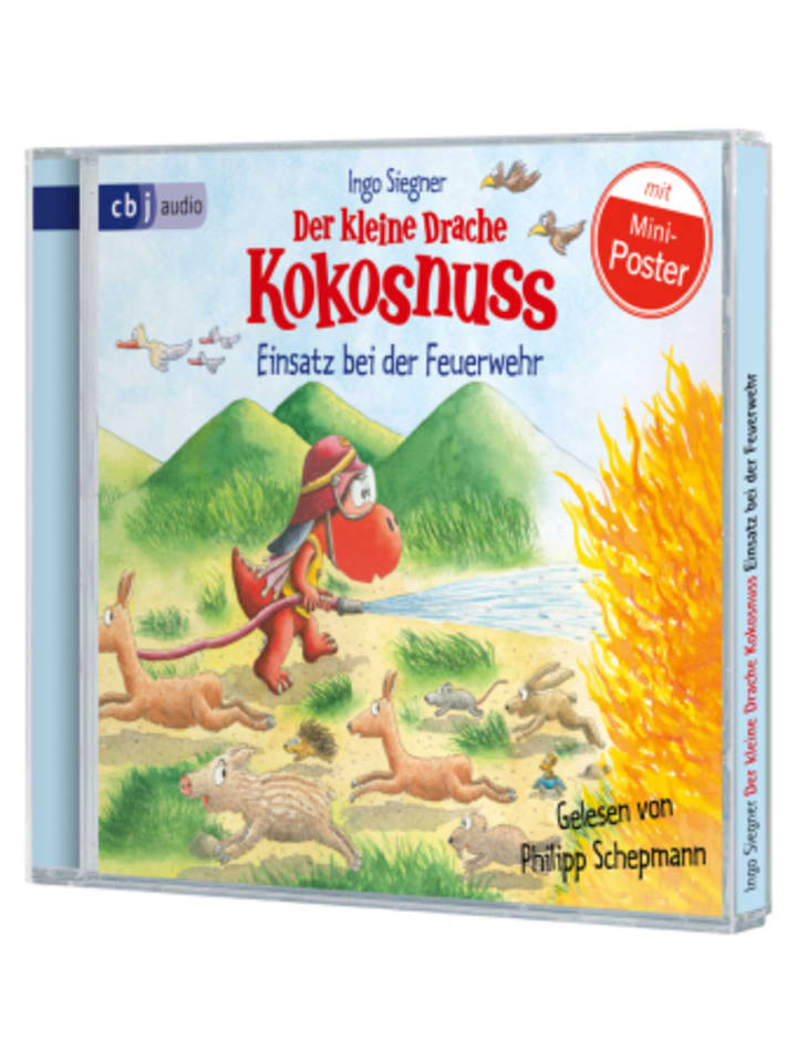 Hörbuch - Der kleine Drache Kokosnuss - Einsatz bei der Feuerwehr