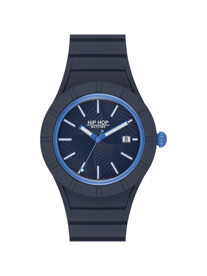 Analoguhr x man blau