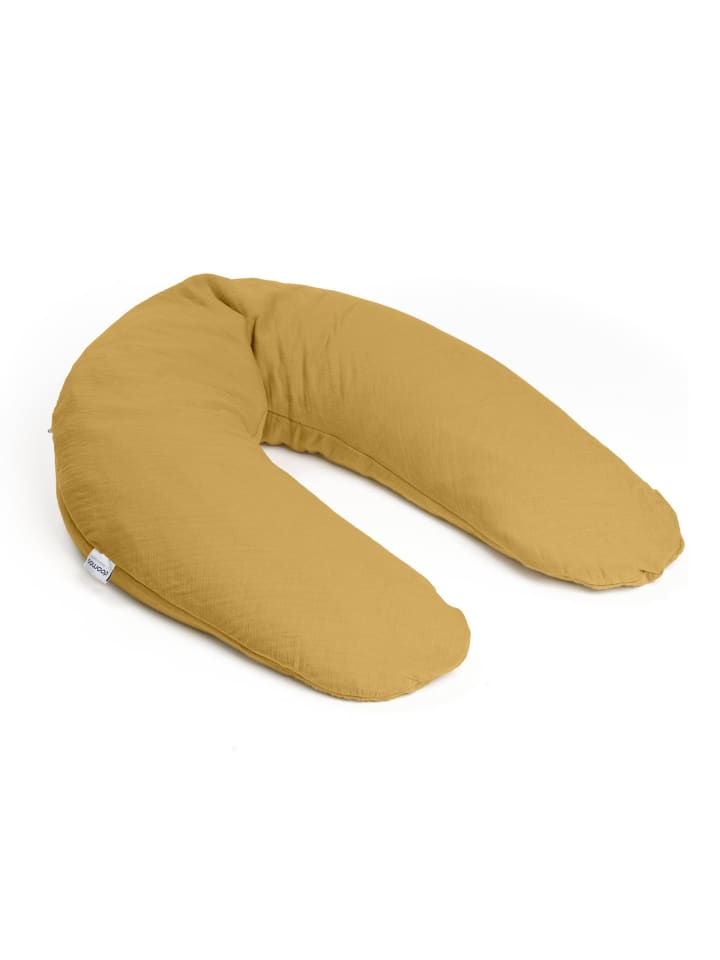 Stillkissen XL „TETRA" in ocre - (L) 190cm
