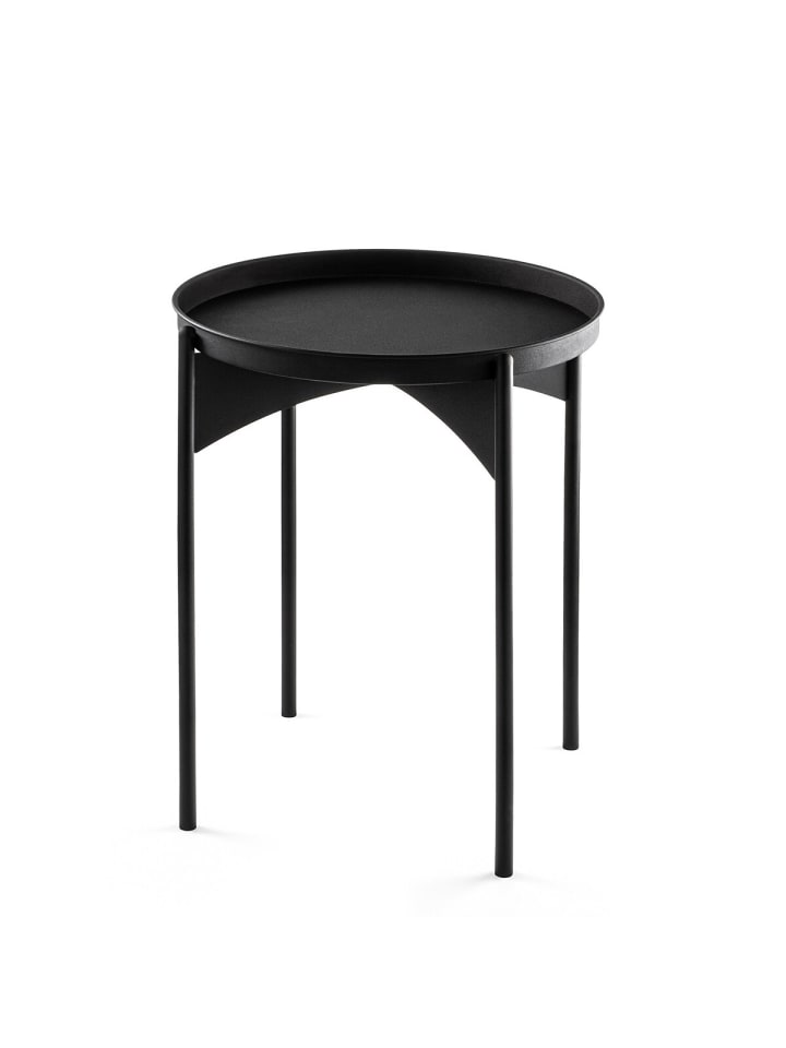 Beistelltisch ASIR in Schwarz - (W)44  x (H)57  x (L)44 cm